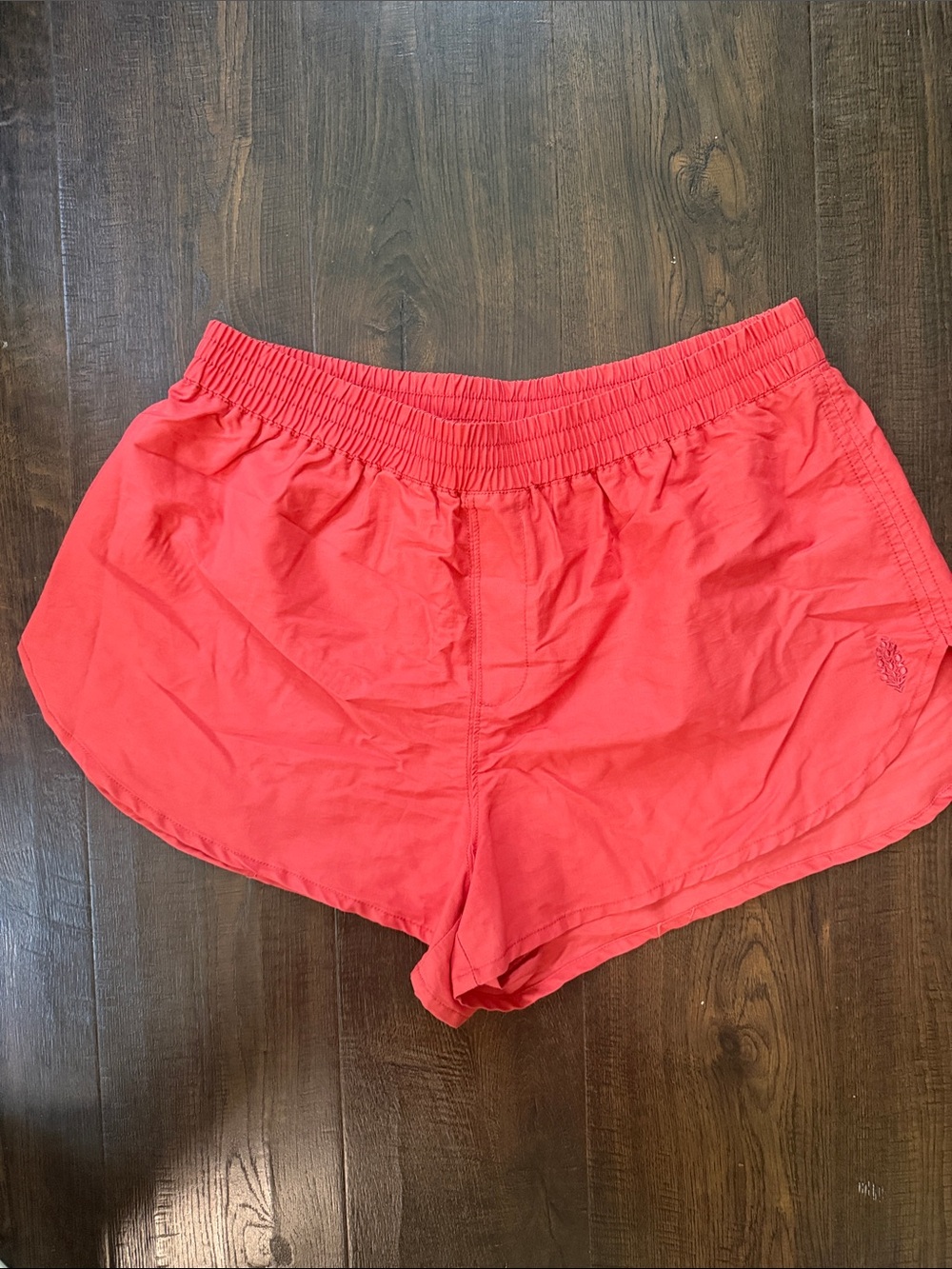 Women's Coral Elastic-Waist Athletic Shorts